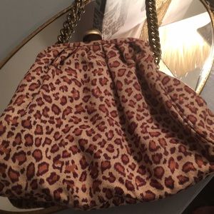 Leopard print bag